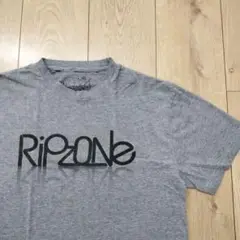 US古着 キッズTシャツ ripzome グレー ユースL