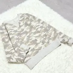 美品 日本製 ビューティ&ユース ユナイテッドアローズ 迷彩カモフラ トレーナー