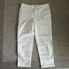 ホワイト チノパン コットン素材
