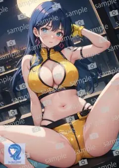 【まとめ買い割引対象】0025　アートポスター　A4サイズ　美女