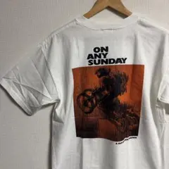 【極美品】ON ANY SUNDAY 半袖Tシャツ　ホワイト　mサイズ