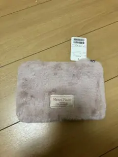 メゾピアノ ふわふわ耳つきポーチ