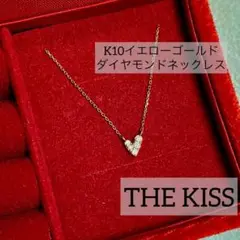 【断捨離価格/極美品】TheKiss ネックレス ハート ダイヤモンド ゴールド