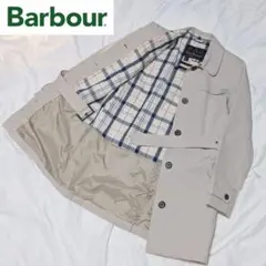 ★美品★ バブアーBARBOUR ベルト付防水ロングコート ソーンヒルジャケット