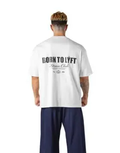 LYFT/リフト バックプリントビックTシャツ ホワイト