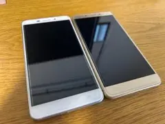 ZenFone 3 2台 32GB シルバー＆ゴールド 保護ガラス付き