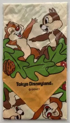 東京ディズニーランド チップとデール ハンカチ