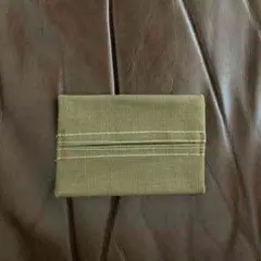 オリーブグリーン 布製マスクケース