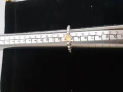 美品⭐PANDORA⭐パンドラ⭐シルバー リング⭐イエロー