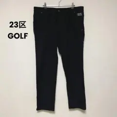 gb42/23区GOLF/ストレッチパンツ/フルレングスメンズスラックス/刺繍