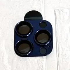 ★iPhone15ProMax カメラフィルム ブルー promax カバー