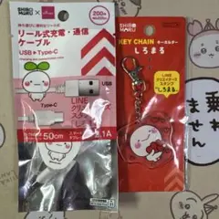 しろまる USB Type-Cケーブルとキーホルダーセット