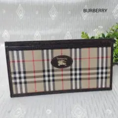 BURBERRY バーバリー 長札入れ シャドーホース ノバチェック 札入れ