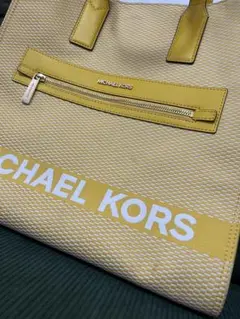 MICHAEL KORS イエロー トートバッグ