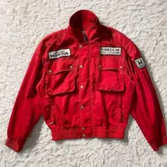 ホンダ　レーシングジャケット　ワッペン　刺繍　ブルゾン　Lサイズ　大きいサイズ