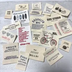 布　タグ　ハンドメイド ミックス　20枚