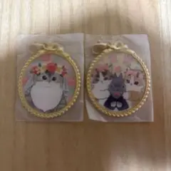 モフサンド　メタルフレームチャーム