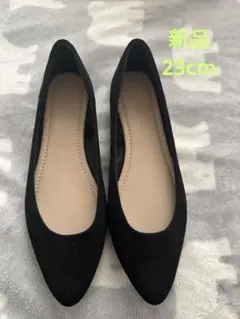 【】FOREVER21 ブラック フラットシューズ US8