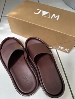 JAM ダークブラウン スライドサンダル