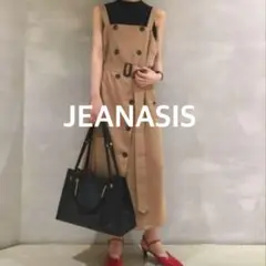【タグ付き】JEANASIS トレンチジャンスカ ロングワンピース ※訳あり