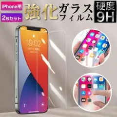 iPhone 13 ミニmini ガラスフィルム 2枚セット