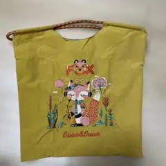 刺繍エコトートバッグ【M】