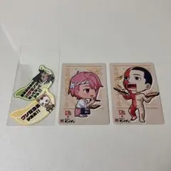 ダンダダン 肉汁餃子のダンダダン イラストカード ピック アイラ 太郎 オカルン