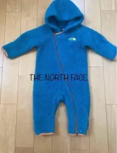 【美品】THE NORTH FACE フリースロンパース80