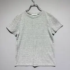 イーハイフンワールドギャラリーピース/グレー半袖Tシャツ ポリエステル80%