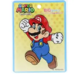 スーパーマリオBIGワッペン(新品　未使用)