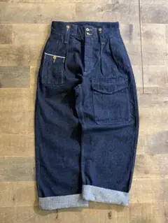 BRITISH ARMY PANT 34 LOOSE DENIM