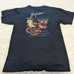 BULLET NOISE 和柄刺繍 虎×鷹 Tシャツ Mサイズ