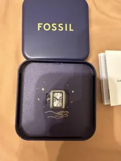 FOSSIL　二針 ステンレススチール ウォッチリング