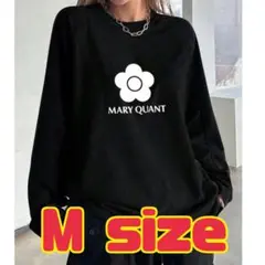 【M*ブラック】MARY QUANT 長袖Tシャツ 新品未使用