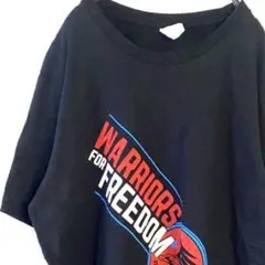 CANVAS WARRIORS フリーダム Tシャツ L ブラック 黒 古着