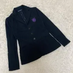 RALPH LAUREN レディーステーラードジャケット　綿100% 黒　M