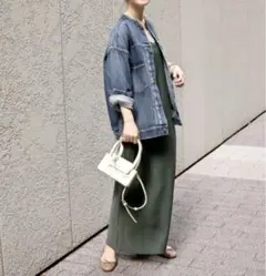 未使用 IENA リメイクルーズデニムブルゾン 36