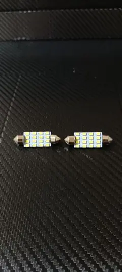 C5W LEDバルブ 12V ホワイト 2個セット