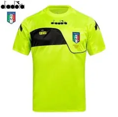 ★送料無料★DE直輸入★ディアドラ★イタリア レフリーシャツ★F黄x黒/M★