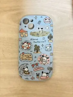 ポチャッコ イラスト ソフトケース iPhone15plus用