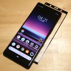 XPERIA 5 SOV41(K)液晶保護ガラス付き SIMロック解除済