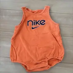 Nike オレンジ色ロンパース 80センチ