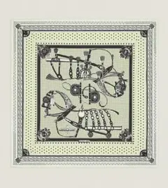 HERMES♡エルメス♡宮廷の馬具・バンダナ55 Harnais de Cour