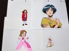 セル画　作品不明　4枚