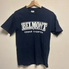 BELMONT シャツ　半袖　プリント　グラフィック　グレー　S