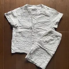 80〜90㎝　無印　パジャマ　夏用　グレー