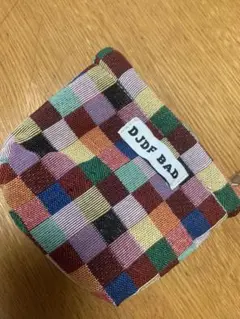 チェック柄 マルチケース 布製