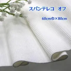 F7100【付属用スパンテレコ　アイボリー　80cmの特別価格です】わんこ服等に