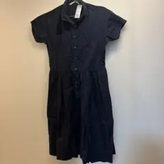 ehka sopo ネイビー シャツワンピース M