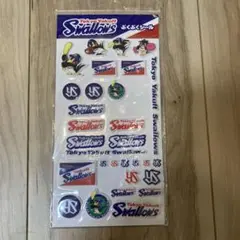 【レア】東京ヤクルトスワローズぷくぷくシール　つば九郎＊つばみ